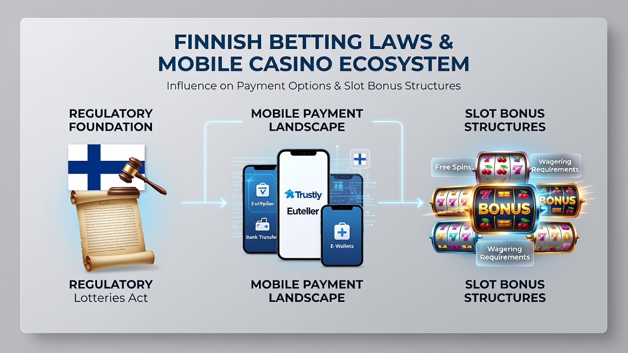 Mobile slot game screen displaying bonus structure details and Finnish player interface elements
